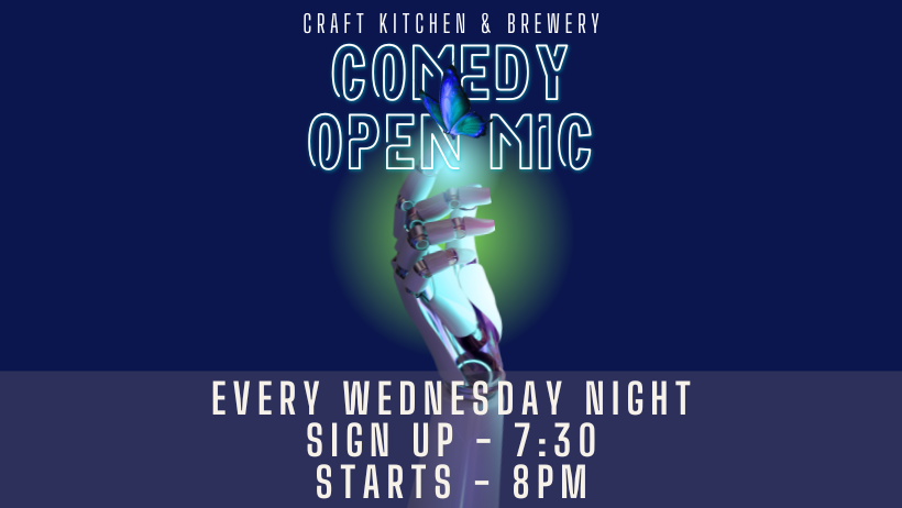 Copy of Open Mic Robot Banner